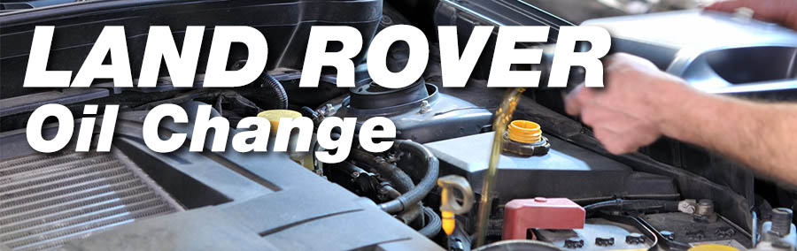 Land Rover Oil Change