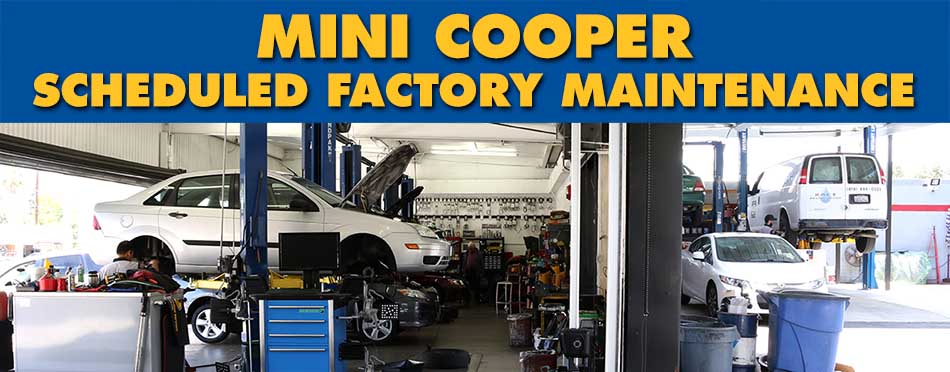 Mini Cooper Scheduled Factory Maintenance