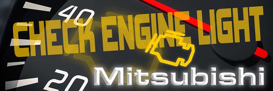 mitsubishi check engine light